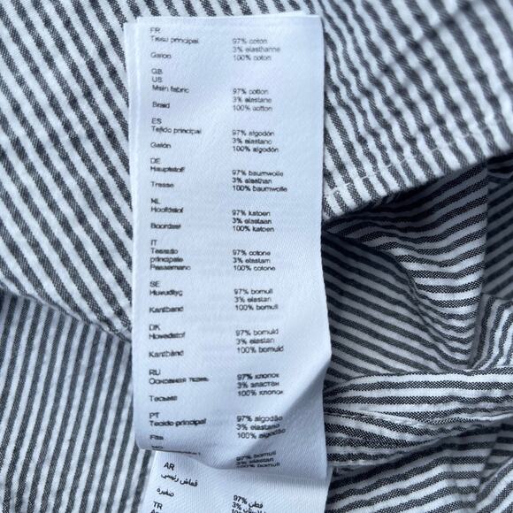 Maje Lalite Striped Lace Trim Top Tunic Blouse – Size 1 (Small) - Picture 10 of 11